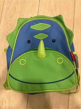Skip Hop Blue and Green Dinosaur Toddler Backpack